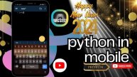 how to use python in mobile