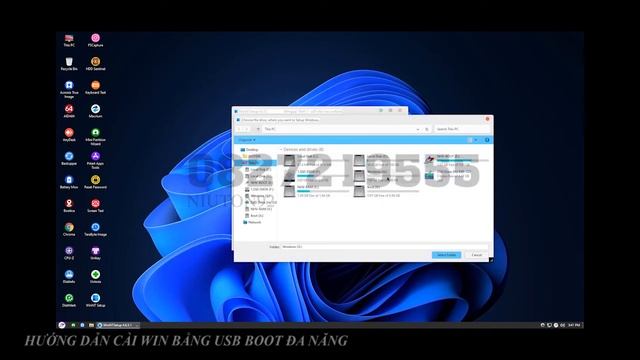 Hướng dẫn cài lại Windows UEFI-GPT với WinNT Setup