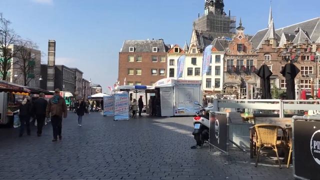 Walktrough Market / Wandeling over de Markt  Nijmegen Holland Iphone 6S plus