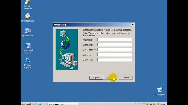 Net-meeting Windows Server 2003