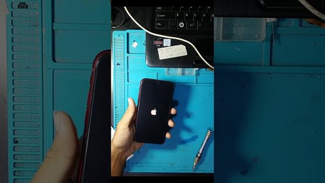 iphone xr ganti lcd + truetone on