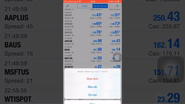 Hướng dẫn cách giao dịch phần mềm MT4 trên IPhone đơn giản nhất