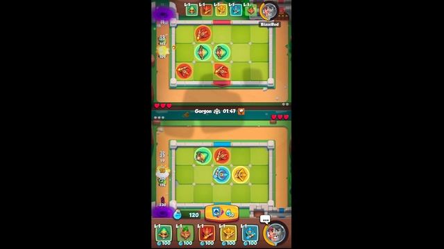 Rush Royale tower Defense TD gameplay (Android, iOs)