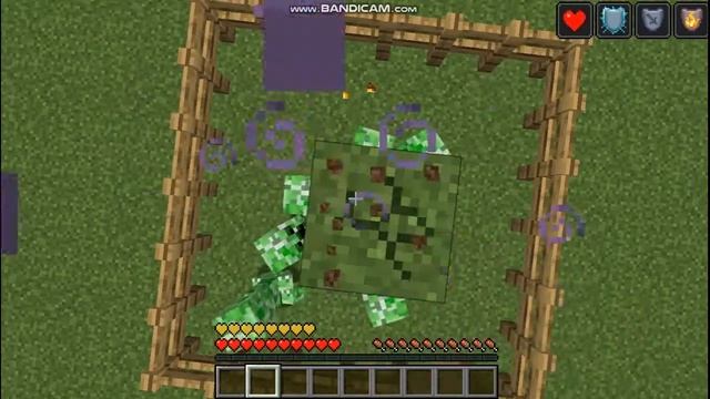 Enchanted Golden Apple VS  Creepers || Minecraft