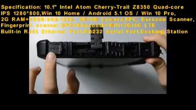 Highton 10.1 inch Windows10 RJ45 RS232 Ethernet Port Rugged Tablet---HR1006