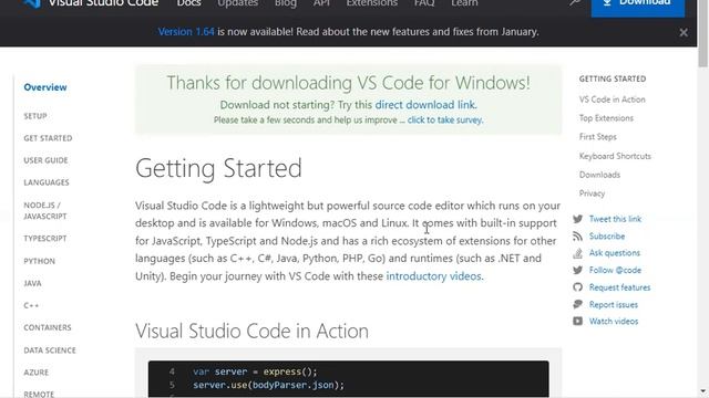 Download and install VS Code on Windows 10 | download and install visual studio code on windows