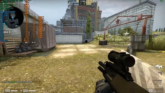 CSGO low 1080P RYZEN 5 1600 HD 7750