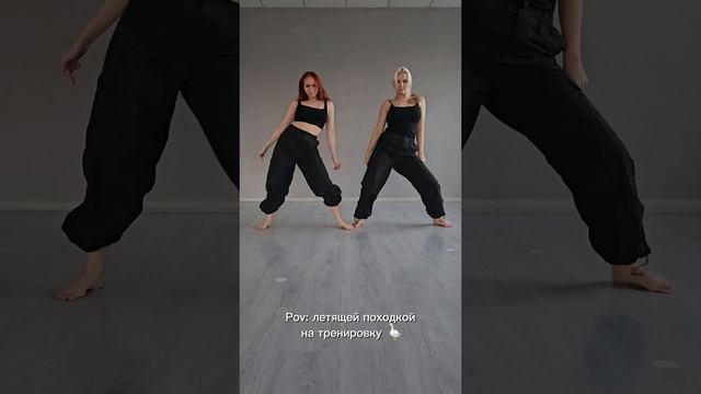 Летящей походкой на тренировку 🪿