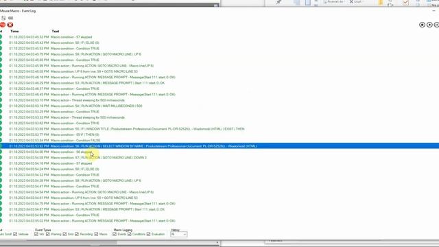 Select Window Not Working when Select code is part of bigger script
