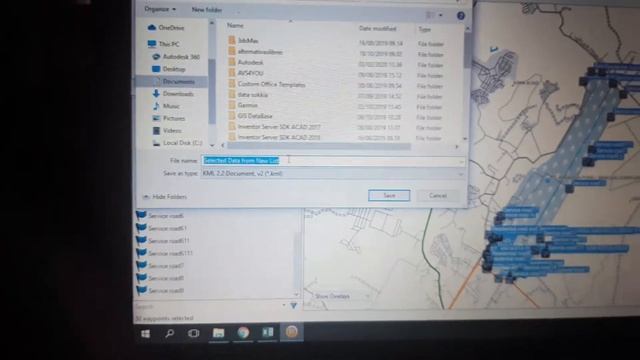 EXPORT GPS TO GOOGLE EARTH