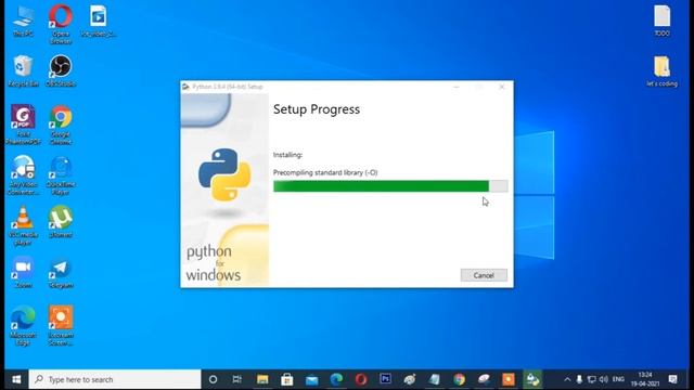 installation of python and it's external libraries