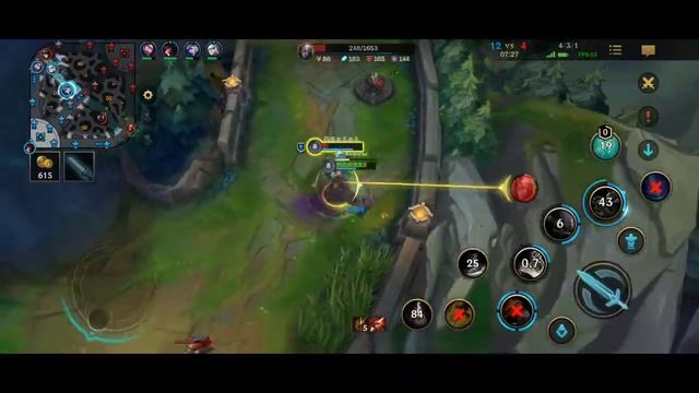 Wild rift Gameplay - Ultra high settings 60FPS - LEAGUE OF LEGENDS MOBILE[PART 1]