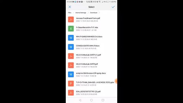 how to upload files in messenger using cellphone Ma'am Bachao
