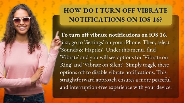 How do I turn off vibrate notifications on iOS 16?