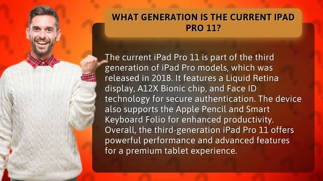 What generation is the current iPad Pro 11?