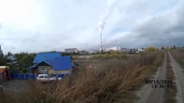 Курган левым берегом реки Тобол 4.10.2016.года