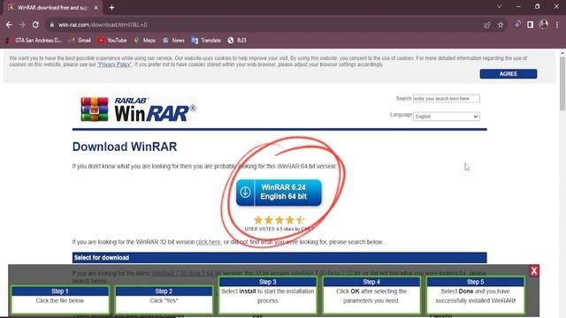 How To Download Winrar(64 Bit) For Windows 10/11 |2023 | 4k