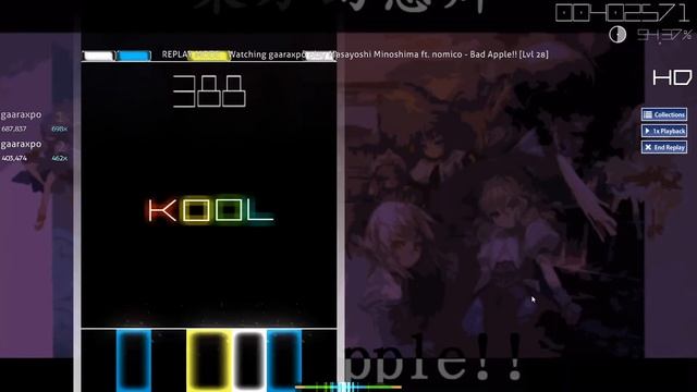 Masayoshi Minoshima ft. nomico - Bad Apple!! [Lvl 28]