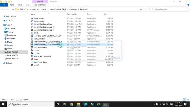 Show Internet speed in Taskbar Windows 10