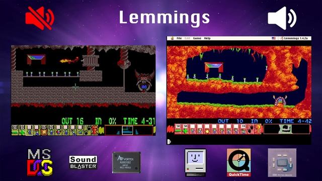 [OVM] Lemmings (AU8820 vs PowerBook G3)