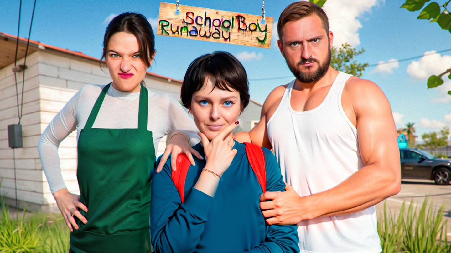 СБЕГАЮ ОТ ЗЛЫХ РОДИТЕЛЕЙ SCHOOLBOY RUNAWAY !