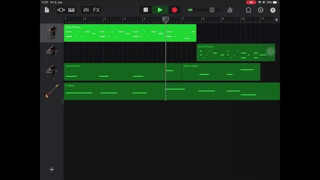 Bohemian Rhapsody GarageBand Piano Cover with Notes