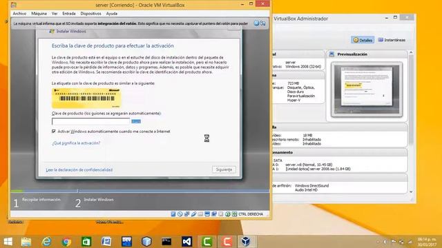 MÉTODO DE VIRTUALIZACION DE WINDOWS SERVER 2008