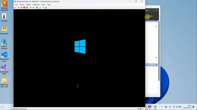 Hyper-V Sanal Makinaya - Windows 10 İşletim Sistemi Kurma
