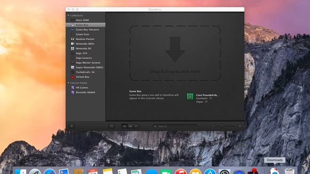 open emu on mac