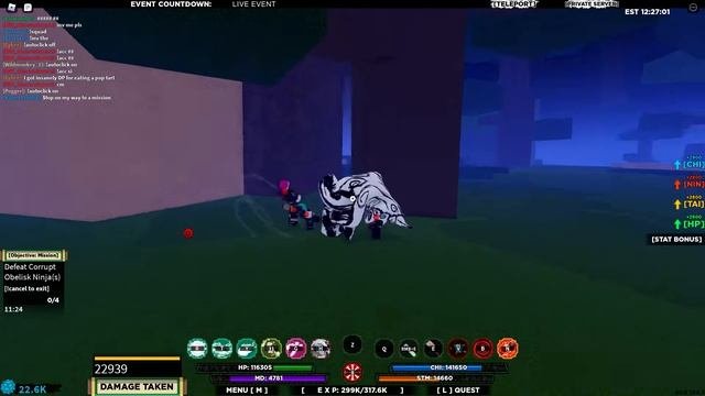 Perfectly timed body replacement dodge Shindo Life