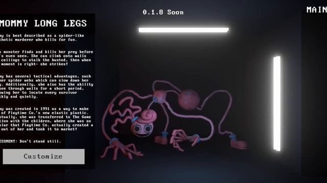 Project Playtime Mobile  Fan Game  All Monsters 0.1.7