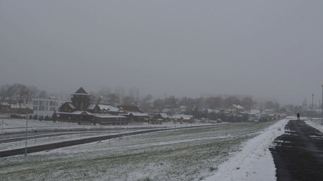 Прогулка по центру города в Саранске . Туман. #652