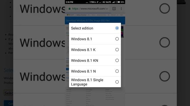 How to download windows 8.1 in phone