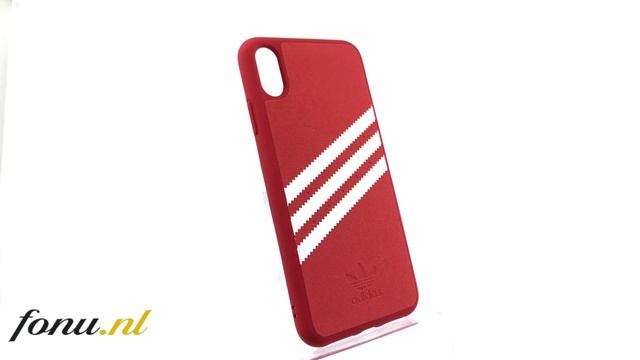 Adidas 3-Stripes Snap Case iPhone Xs Max - Rood