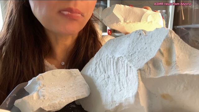 ASMR хруст сухим мелом Губкин