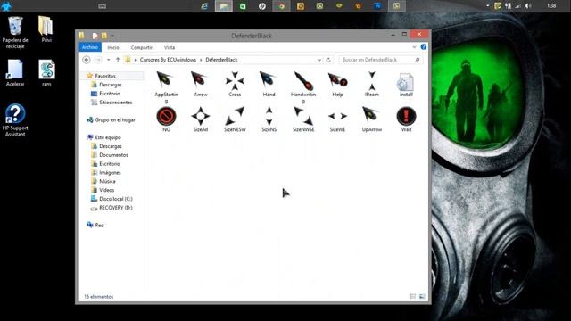 Cursores para windows 8.1/8/7