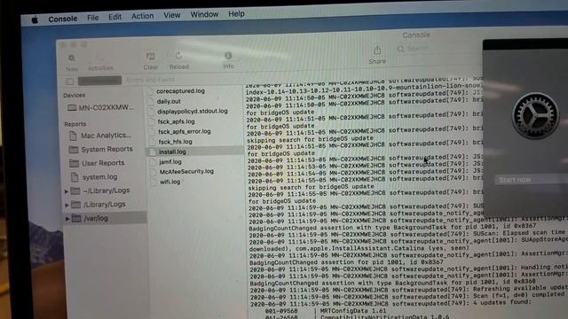 Mac Security Update Popup Messages on Mac
