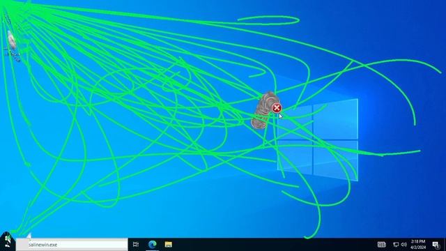 Salewin.exe [EPELEPSY WARNING] and a bit cool on windows sandbox