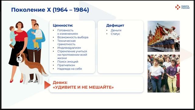 2. Характеристика поколений