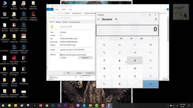 How To Calculate Total Space Consumed by Program Files Folder on Windows C Drive