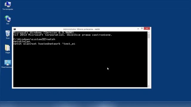 Setting up WiFi hosted network with netsh