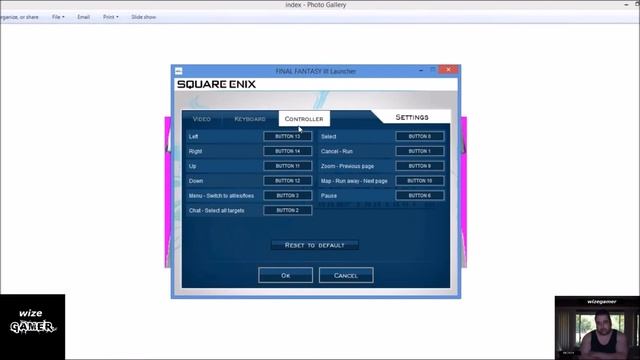 Game controller setup for most PC gaming platforms.