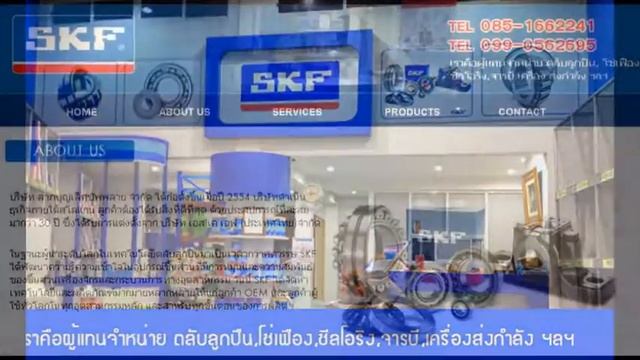 จำหน่าย ลูกปืน Bearing โอริง 085-166-2241 Oring ออยซีล Oil seal SKF coupling คัปปลิ้ง