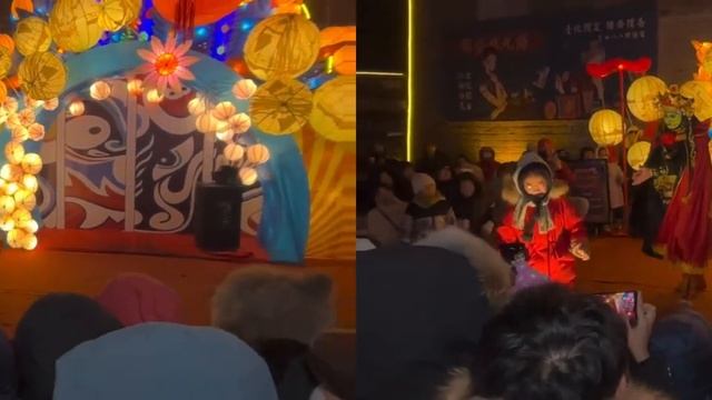 Vision Pro spatial video:  Sichuan opera artistic performance and Chinese lion dance