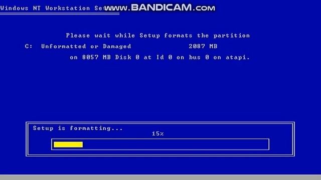 Installing Windows NT 4 (1/2)