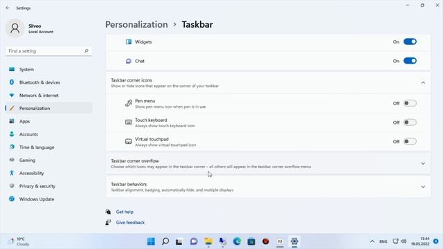 How to enable Taskbar auto-hide on Windows 11 -1 minute!