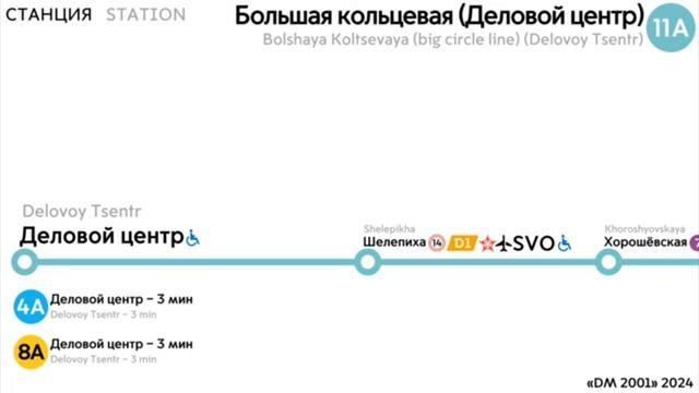 Информатор Большая кольцевая линия Деловой центр