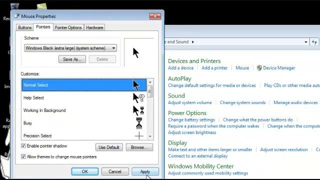 Windows 7 Tutorials L How To Change Your Cursor.