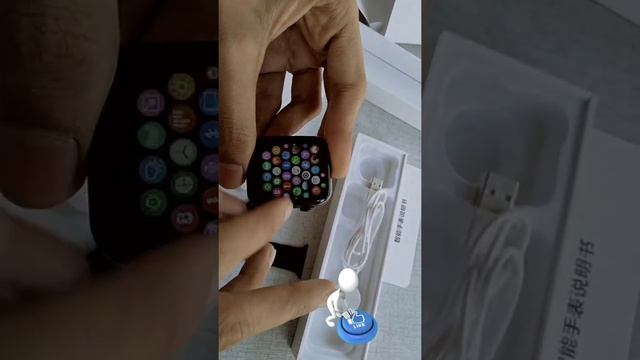 New smart Watch Unboxing...// series 6 first copy With Apple logo...
