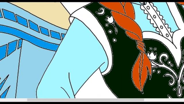 Coloring Frozen Anna & Elsa